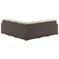 Homestyles Palm Springs 3-Piece Patio Sectional Set in Brown, , large