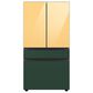 Samsung Bespoke 4-Door French Door Refrigerator Top Panel in Sunrise Yellow Glass, , large