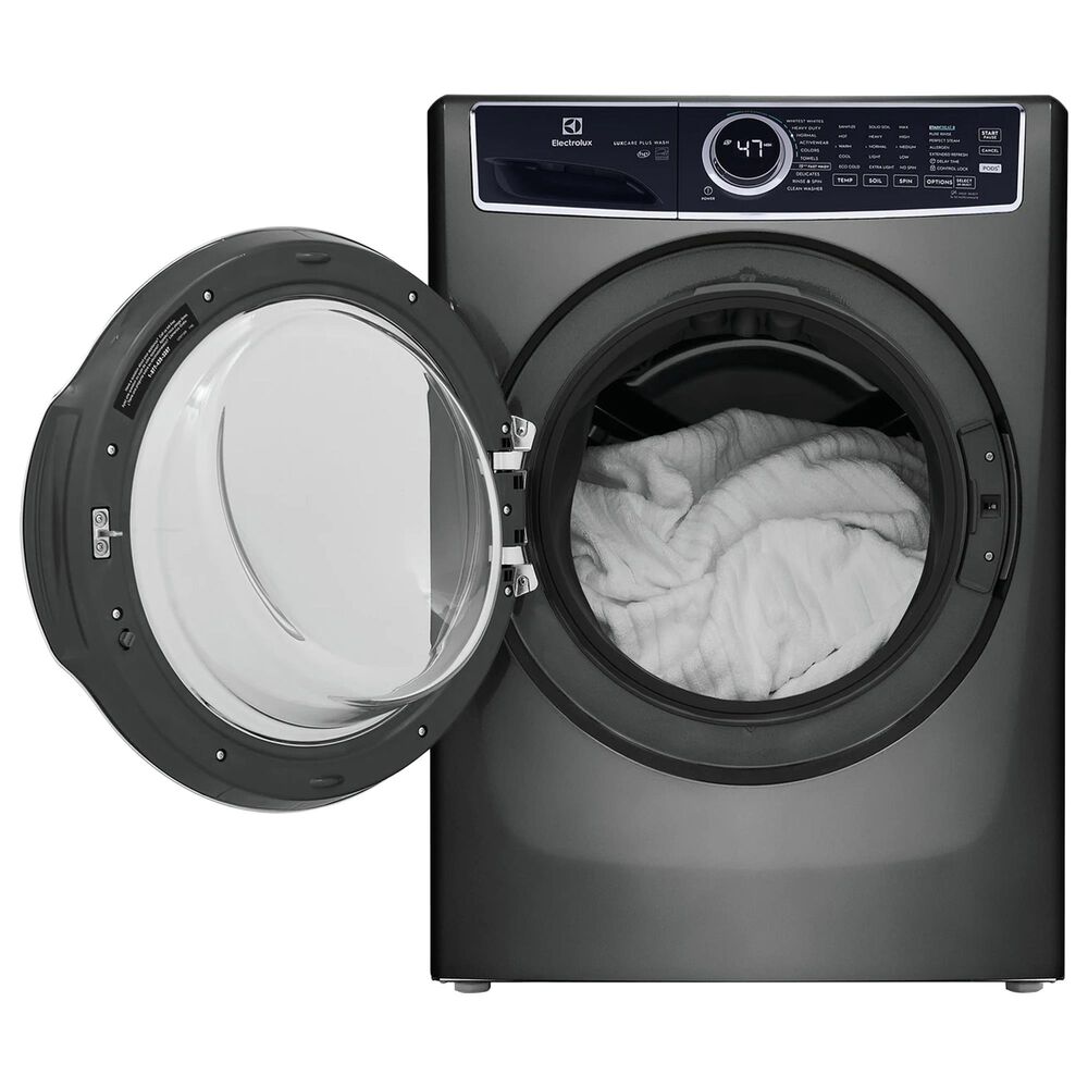 Electrolux 4.5 Cu. Ft. Front Load Washer and 8 Cu. Ft. Gas Dryer Laundry Pair in Titanium, , large