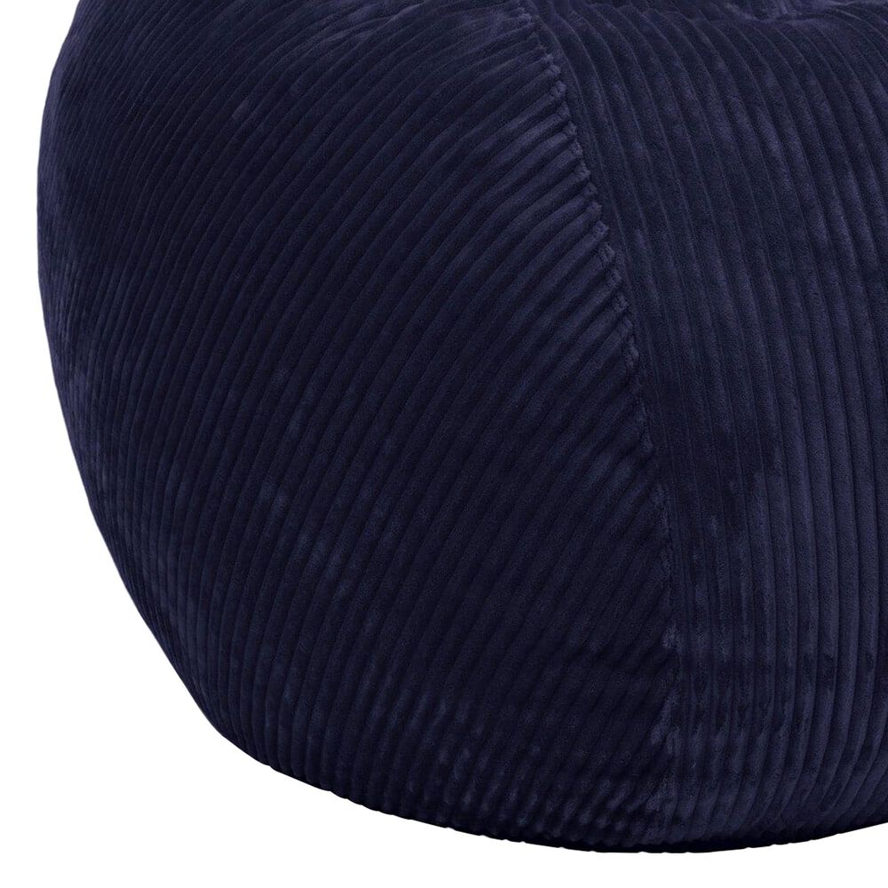 Bean Bag Nest Chairs Queen Plush Bean Bag in Indigo, , large
