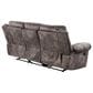 Steve Silver Nashville Manual Reclining Sofa with Drop Down Console in Grey, , large