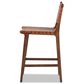 Jennifer Taylor Home Andre 26" Counter Stool with Pecan Brown Cushion in Natural Brown, , large