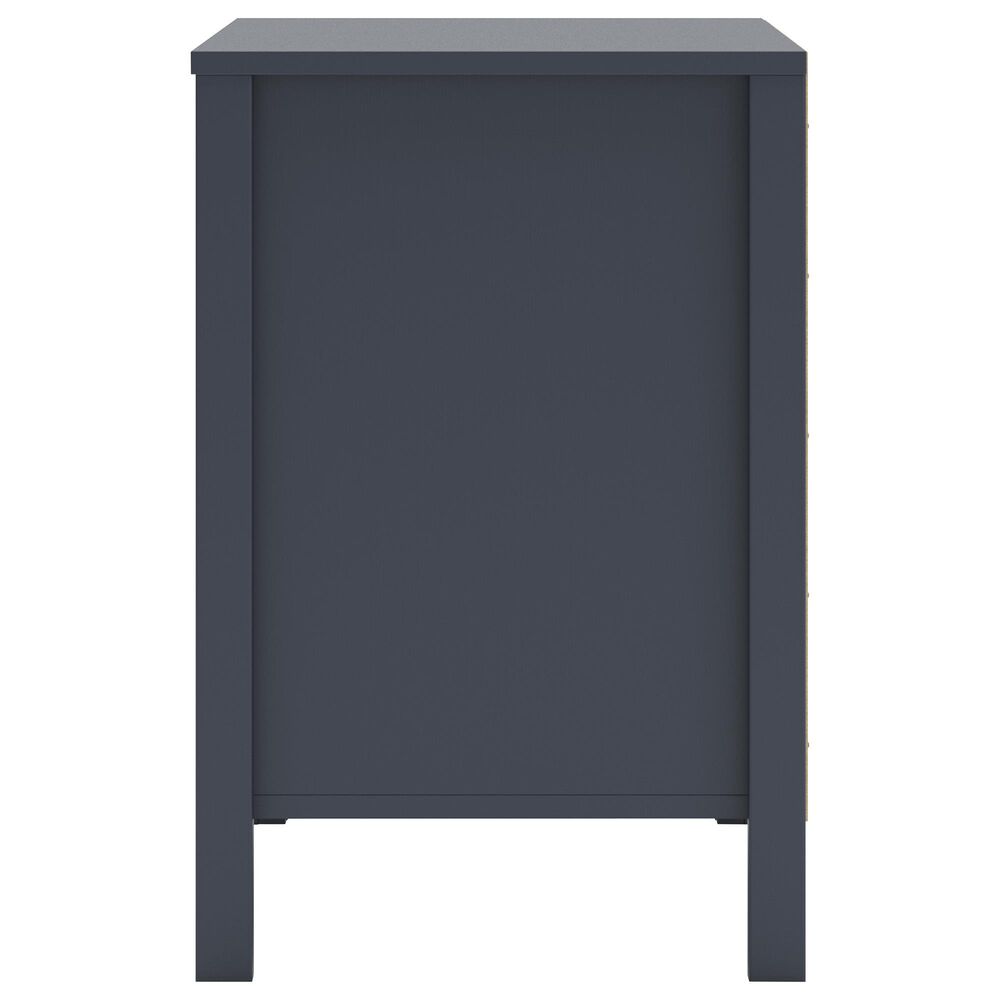 Ashley Simmenfort 2-Drawer Nightstand in Navy Blue, , large