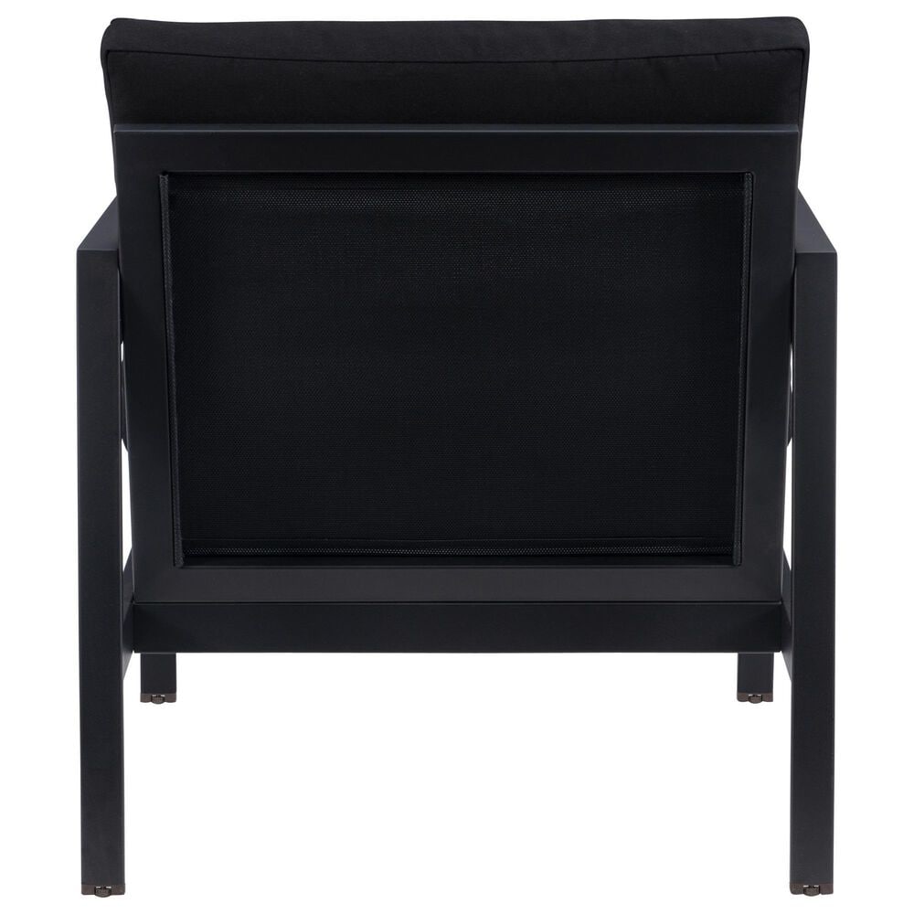 Linon Home Decor Holland Patio Armchair in Black, , large