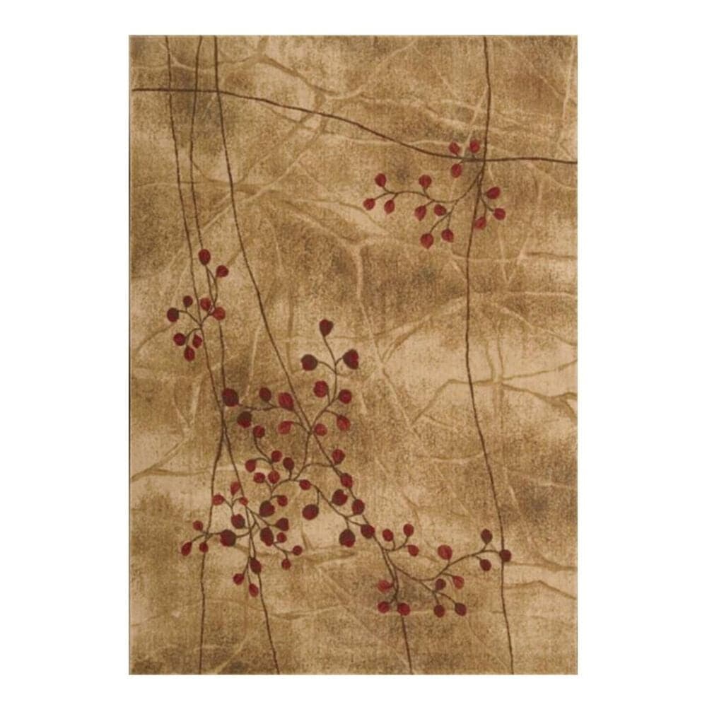 Nourison Somerset ST74 2" x 2"9" Latte Scatter Rug, , large