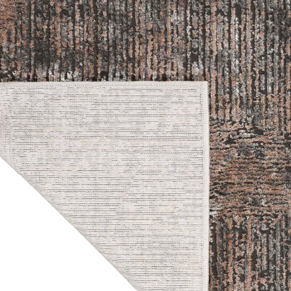 Nourison Irradiant 2&#39;3&quot; x 7&#39;6&quot; Black and Ivory Runner, , large