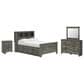 Ashley Frandern 5-Piece Full Storage Bedroom Set in Rustic Warm Gray, , large