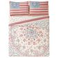 Peking Handicraft Junk Gypsy 3-Piece Full/Queen Quilt Set in Blue and Red, , large