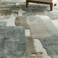 Feizy Kendall Brown and Green 9" x 12" Area Rug, , large
