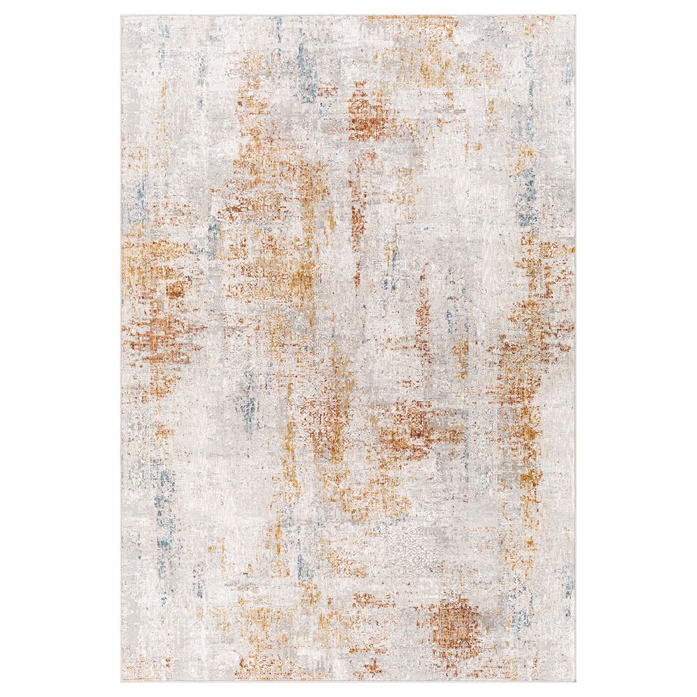 Surya Carmel 2" x 3" Aqua, Camel and Clay Area Rug, , large