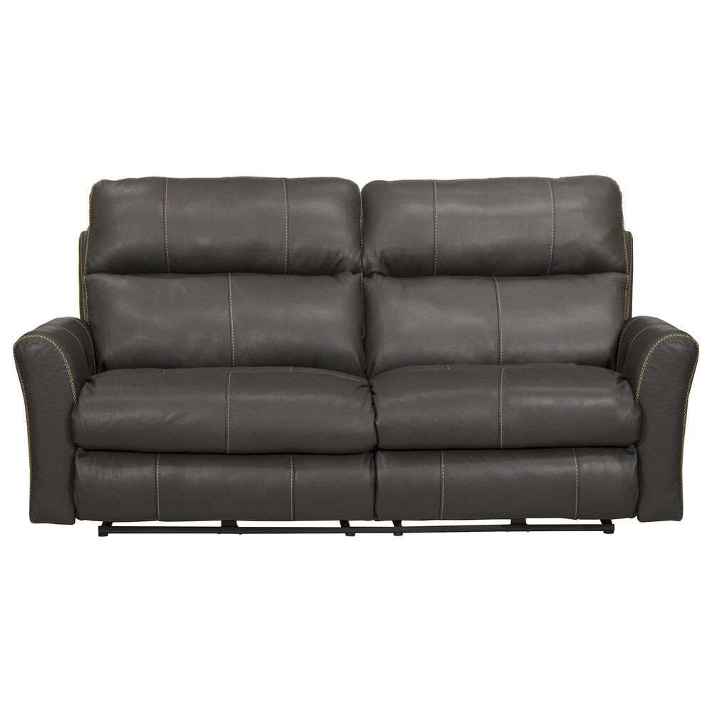 Catnapper Fredda Power Reclining Sofa with Power Headrest in Anthracite, , large