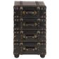 Uma Enterprises 4-Drawer Chest in Black, , large