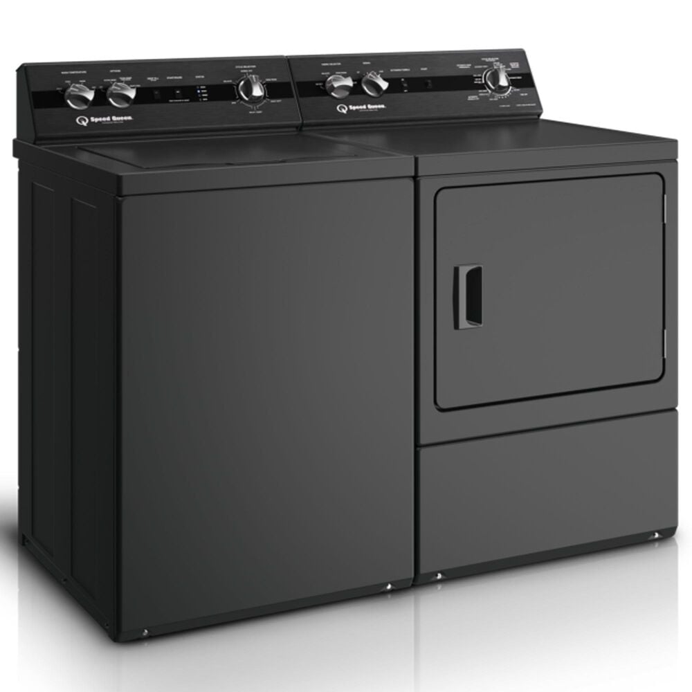 SPEED QUEEN 3.2 Cu. Ft. Top Load Washer and 7.0 Gas Dryer with Pet Plus Laundry Pair in Matte Black, , large