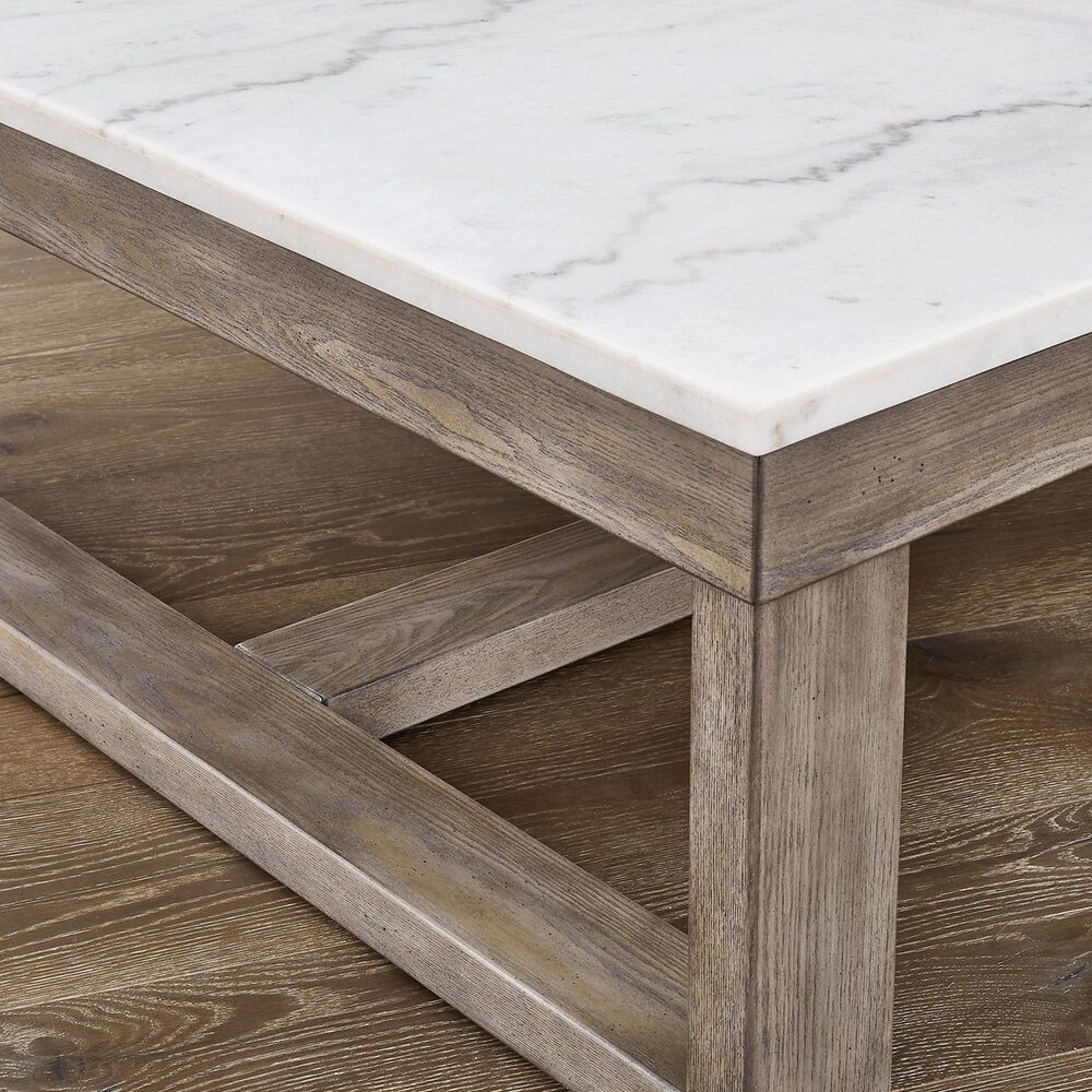 Ashley Loyaska Coffee Table in Grayish Brown and Ivory, , large