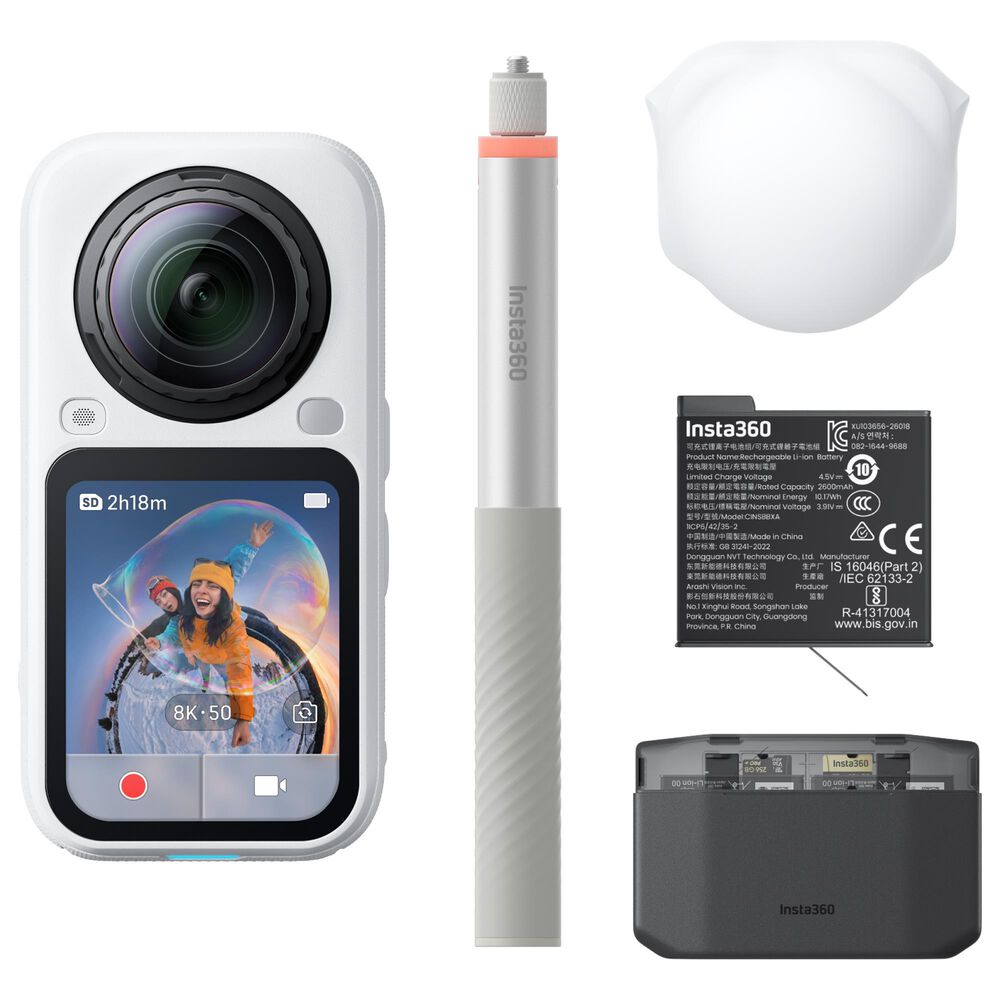 Insta360 X6 Essentials Bundle in Arctic White, , large