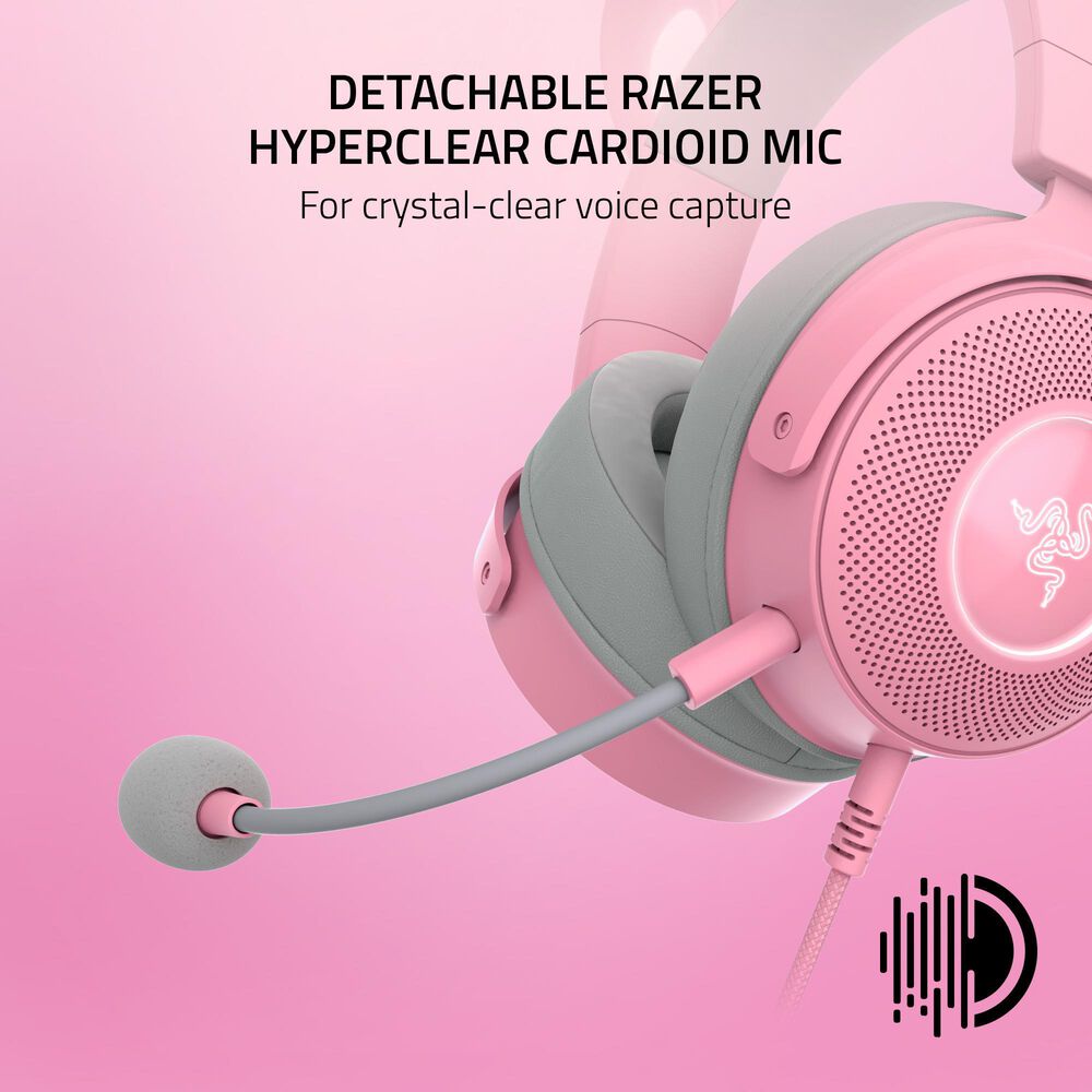 Razer Kraken Kitty Edition V2 Pro, Quartz Edition | NFM