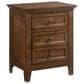 Hawthorne Furniture San Mateo Queen Solid Wood Storage Bed with Dresser and Nightstand in Tuscan, , large