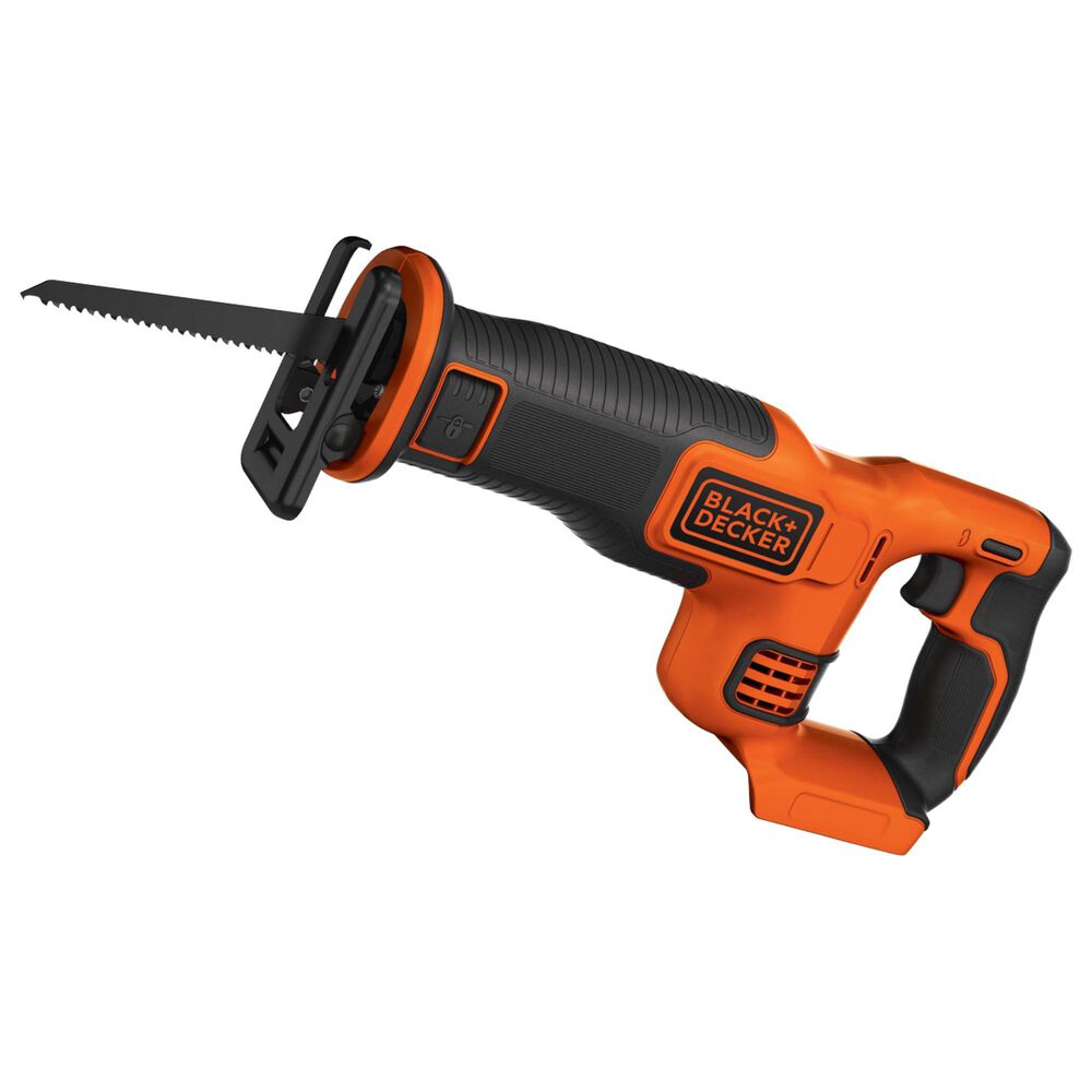 Black &amp; Decker 20V Max Powerconnect 7/8&quot; Cordless Reciprocating Saw in Black and Orange, , large