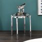 HOMLUX Abbe End Table in Chrome, , large