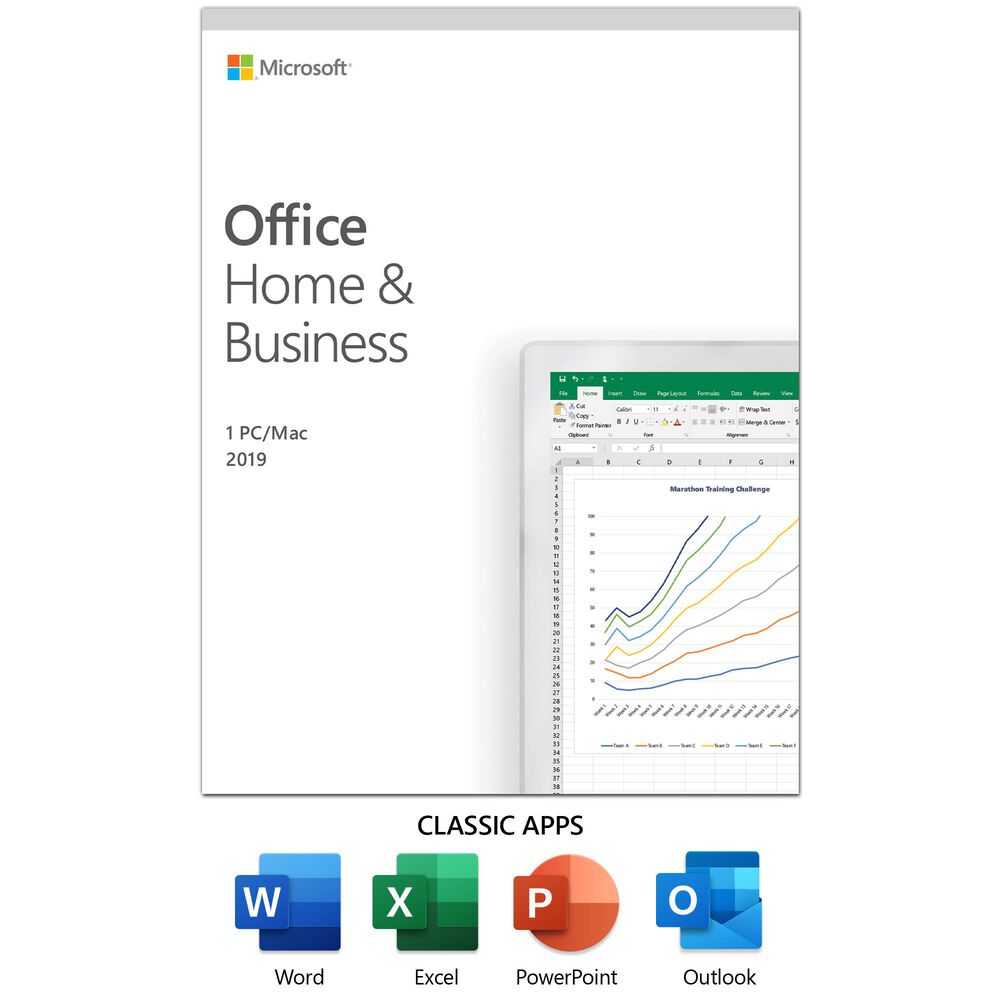 Microsoft Office Home & Business 2019 (1 Device) Digital Code for Mac or Windows, , large