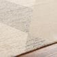 Surya Gavic 6"7" x 9"6" Medium Gray and Light Beige Area Rug, , large