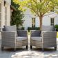 HOMLUX Patio Lounge Chair in Dark Gray (Set of 2), , large