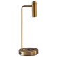 Adesso Kaye Desk Lamp with LED Charge and USB in Antique Brass, , large