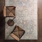 Jaipur Zarif Lupine Tan and Blue 6" x 9" Area Rug, , large