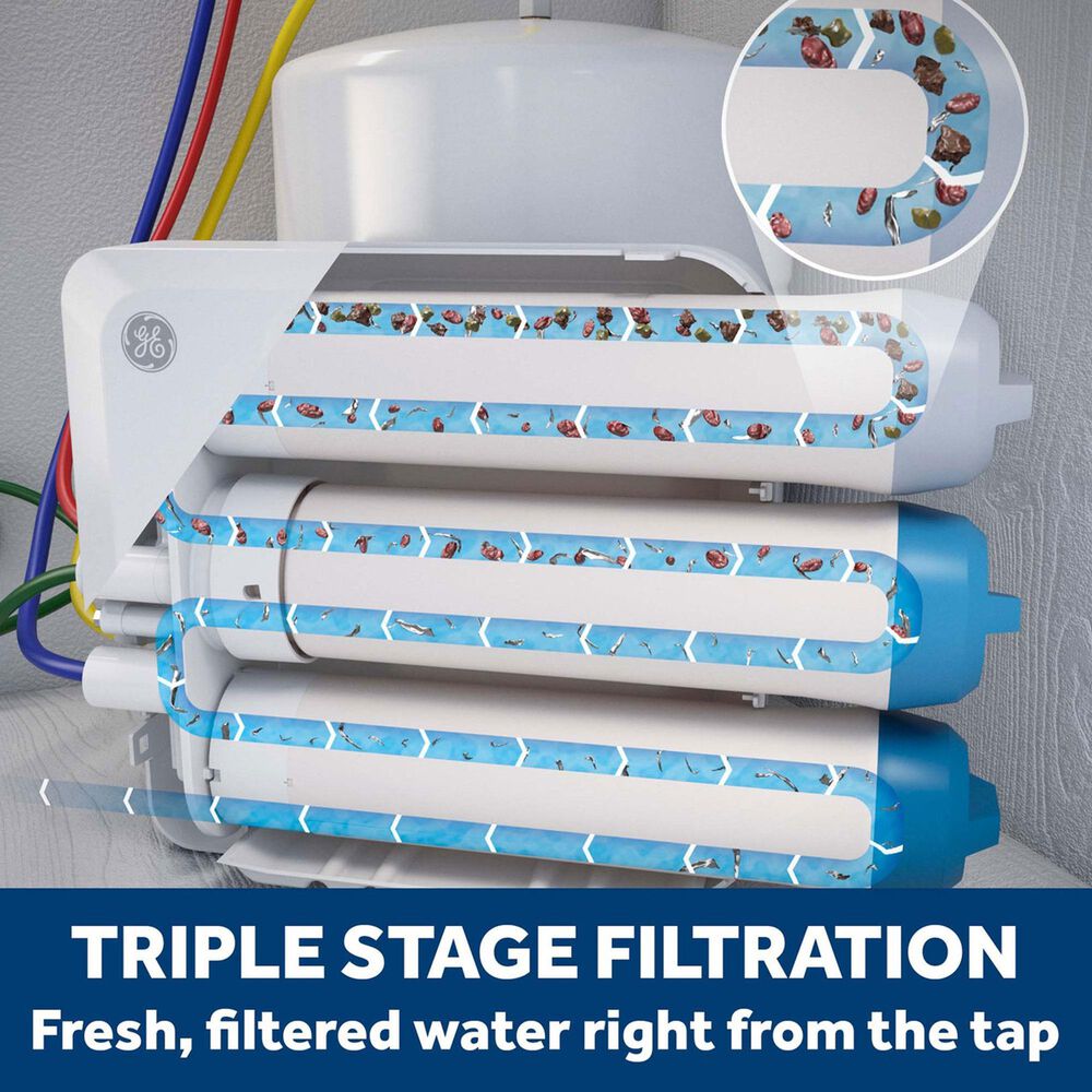 GE Appliances Reverse Osmosis Filtration System in Brushed Nickel, , large