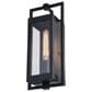 Vaxcel Sheridan 1-Light Outdoor Wall Sconce in Matte Black, , large