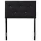 Baxton Studio Kirchem Twin Upholstered Headboard in Black, , large