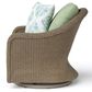 Clear Creek Collection Florence Swivel Lounge Chair in Poplin Spring, , large