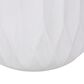 Hearth and Haven Outdoor Round End Table with Inverted Scallop Edge in Antique White, , large