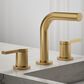 Kohler Elate Widespread Bathroom Sink Faucet in Vibrant Brushed Moderne Brass, , large