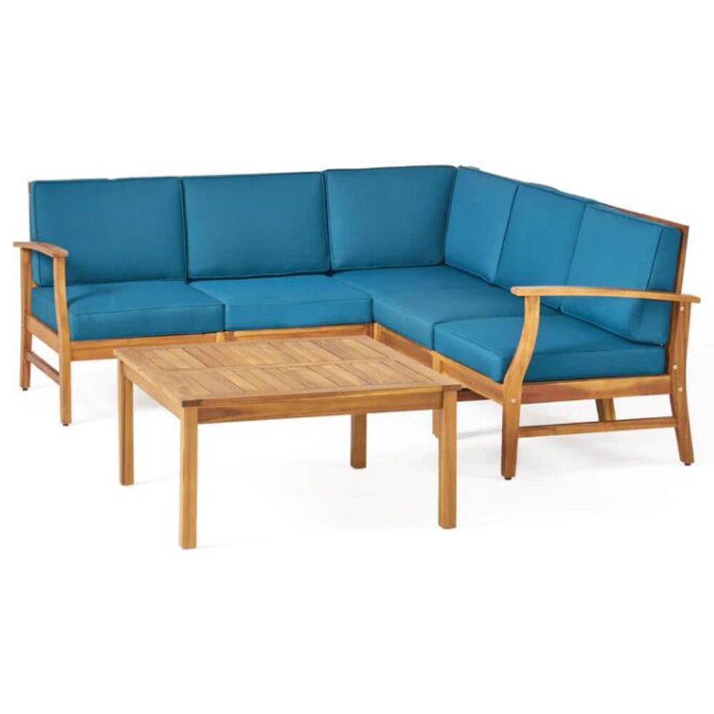 HOMLUX 7-Piece Patio Furniture Set in Blue, , large