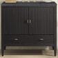 James Martin Vanities Myrrin 36" Vanity in Carbon Oak with 3 cm Charcoal Soapstone Quartz Top, , large