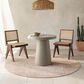 Surya Masterpiece MPC-2302 Beige, Tan and Medium Brown 7"10" Round Area Rug, , large