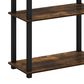 HOMLUX 5-Tier Display Rack in Amber Pine and Black, , large