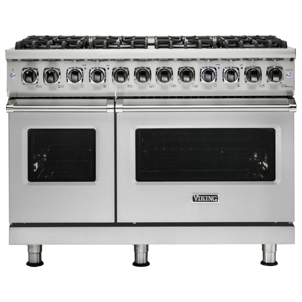 Viking Range 48" Dual Fuel Range with 8-Burner in Stainless Steel, , large