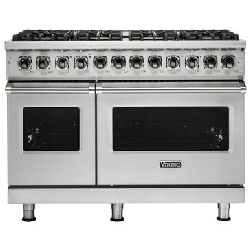 Viking Range 48" Dual Fuel Range with 8-Burner in Stainless Steel, , large