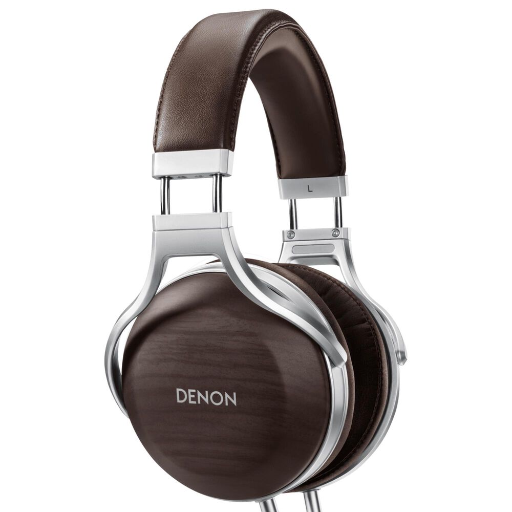 Denon Ultra-Premium Hi-Fi Zebrawood Over-the-Ear Headphones in Black, , large