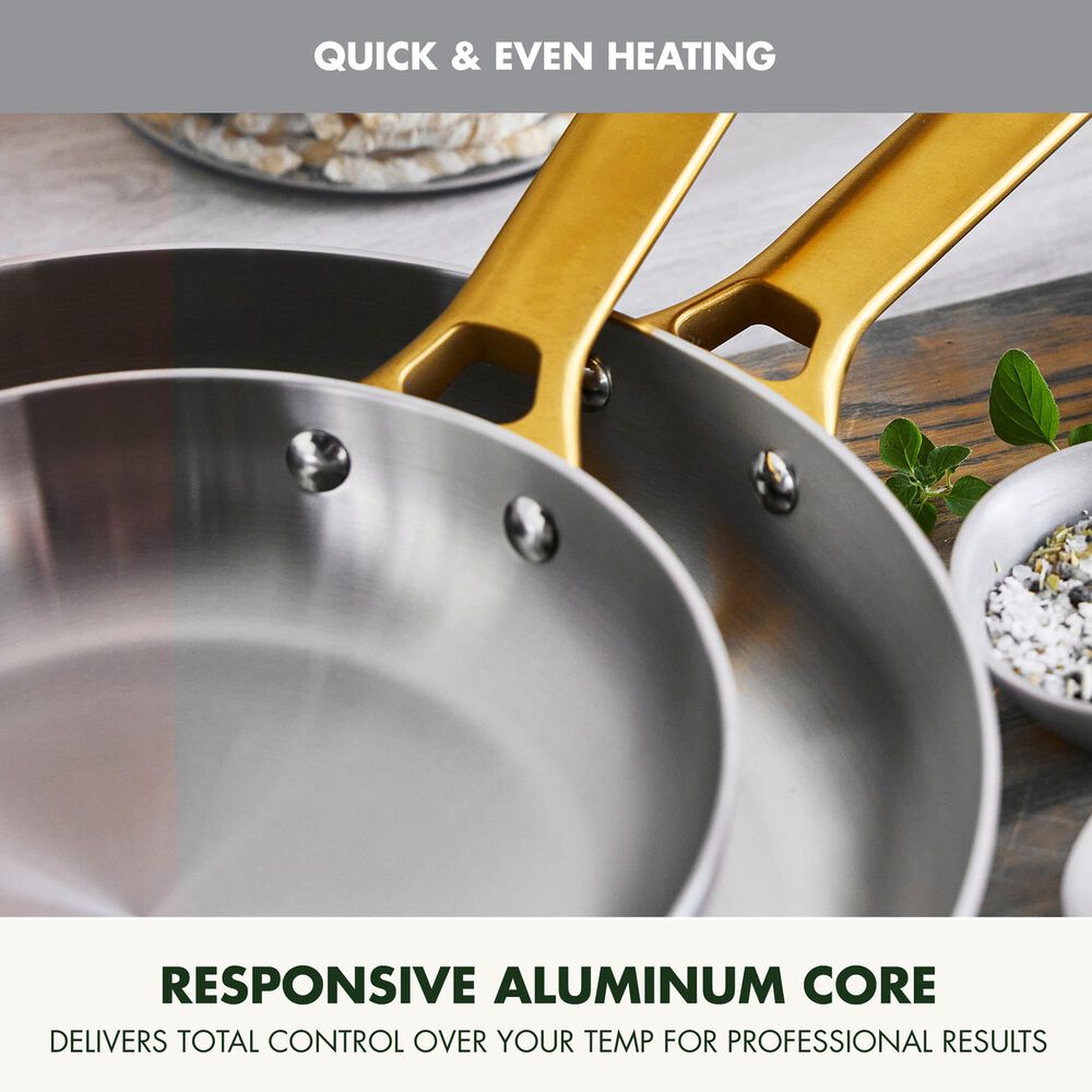 Green Pan Reserve 2-Piece Frypan Set in Stainless Steel, , large