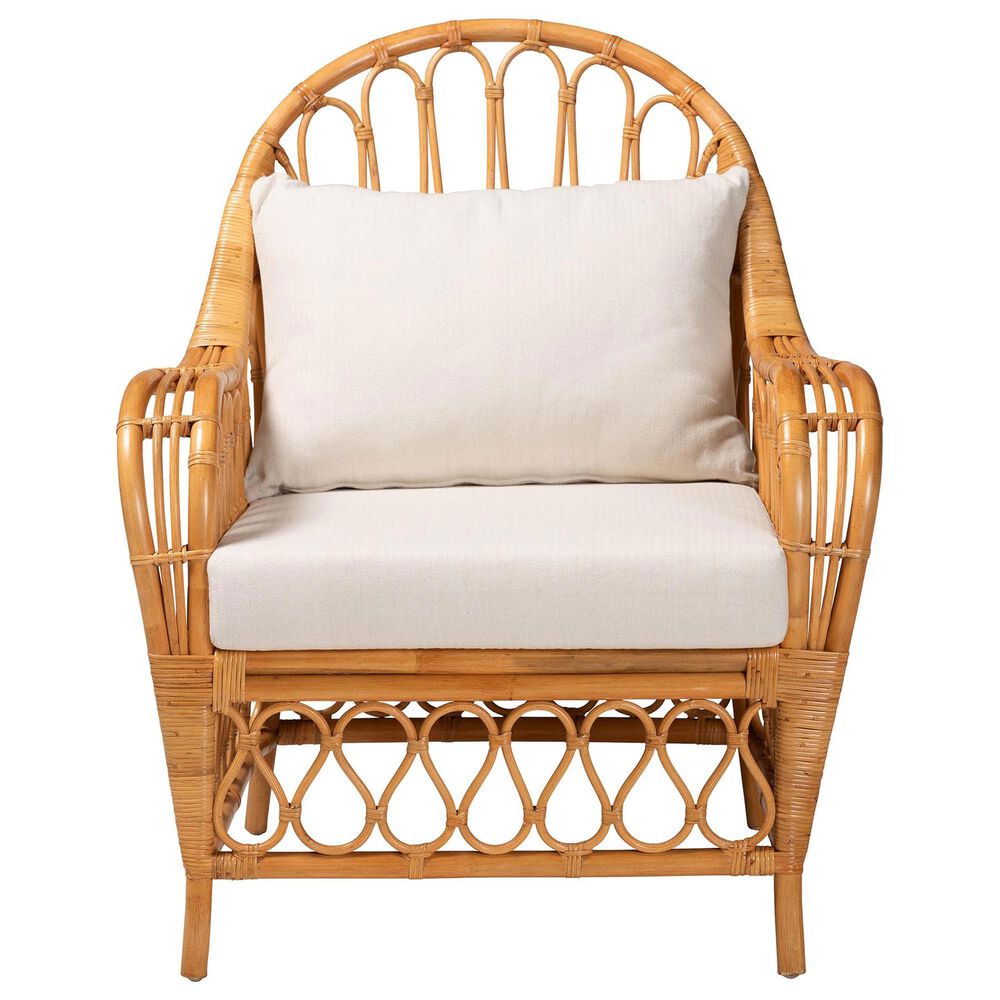 Baxton Studio Reina Arm Chair in Neutral, , large