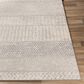 Surya Monaco MOC-2306 8"10" x 12"4" Silver Gray and Ivory Area Rug, , large