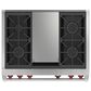 Wolf Appliances 6.3 Cu. Ft. Freestanding Dual Fuel Range with Natural Gas and Infrared Charbroiler in Black, , large
