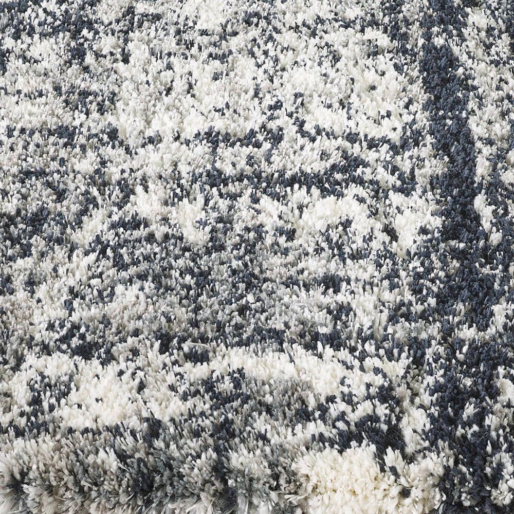 Central Oriental Natick Blyana 7&#39;10&quot; x 9&#39;10&quot; White and Blue Area Rug, , large