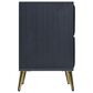 New Heritage Kailani 4-Piece King Bedroom Set in Black and Gold, , large