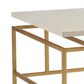 Lexington Home Brands Pinnacle Rectangular Cocktail Table in Anticato and Satin Gold, , large