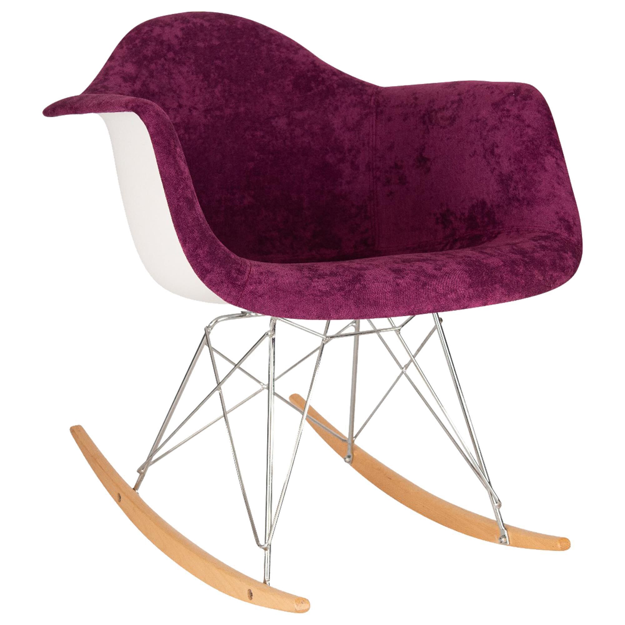 Purple sale rocking chair