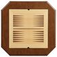HOMLUX Bishop 2-Drawer Game Table in Cherry, , large